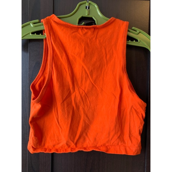 REVAMPED ORANGE CROP TOP - Picture 2 of 3